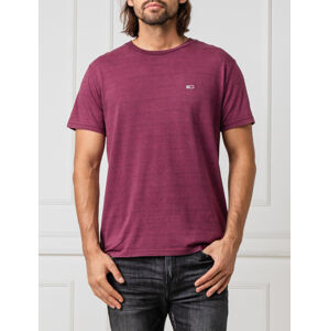 Tommy Jeans pánské fialové tričko